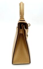 Kelly 20 Metallic Chevre Chamkilight Sellier Dore Permabrass - Image 4