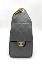 Small 25 Handbag Grained Calfskin Dark Grey - Image 3