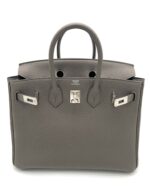 Birkin 25 Togo Gris Etain PHW - Image 3