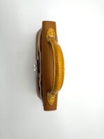 Kelly 20 Epsom Sellier Sesame Shiny Alligator Touch Jaune Ambre PHW - Image 3