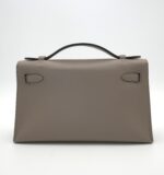 Kelly Pochette Swift Gris Tourterelle GHW - Image 2