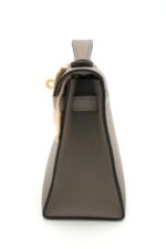 Kelly Pochette Swift Gris Tourterelle GHW - Image 4