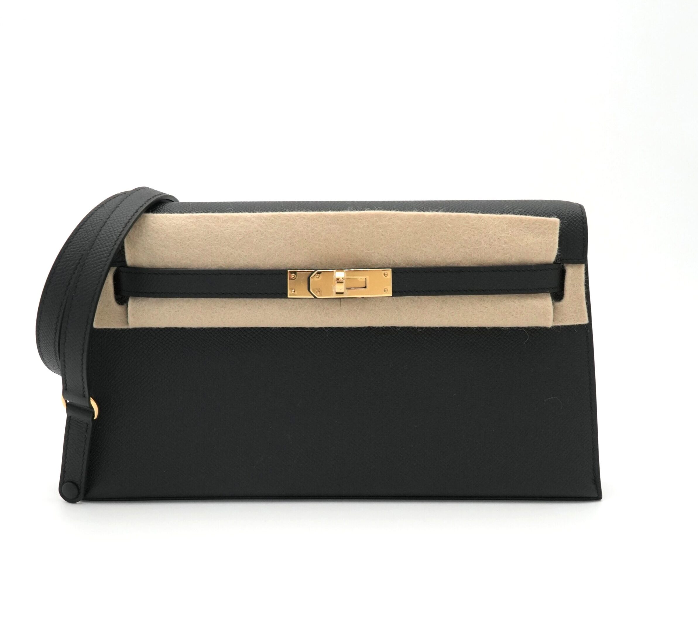 HB00146_01 Kelly Elan Epsom Black GHW - Image 1