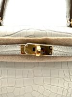 Kelly 20 Sellier Matte Alligator Beton GHW - Image 3