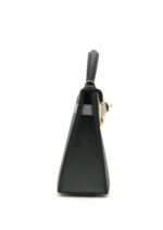 Kelly 20 Epsom Sellier Tricolor Vert Mangrove / Gris Patine / Black Permabrass - Image 5