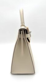 Kelly 28 Epsom Sellier Craie PHW - Image 5