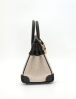 Birkin 25 Swift Bai Brun Canvas Ecru Beige GHW - Image 5