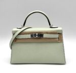 Kelly 20 Epsom Sellier Vert Fizz PHW