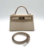 Kelly 20 Epsom Sellier Craie Electrum - Image 3