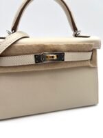 Kelly 20 Epsom Sellier Craie Electrum - Image 4