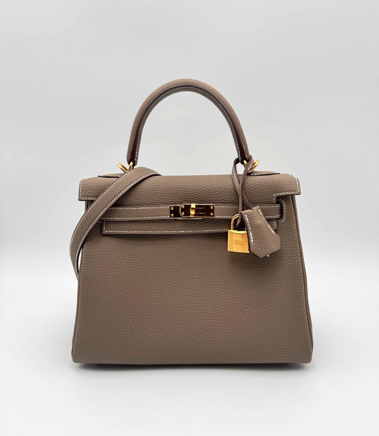 HB00173_01 Kelly 25 Retourne Togo Etoupe GHW - Image 1