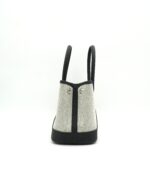 Mini Garden Party Negonda Canvas Ecru Black PHW - Image 4