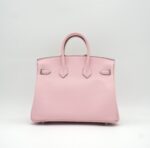 Birkin 25 Swift Rose Sakura PHW - Image 2