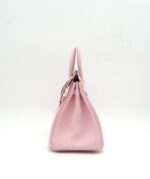 Birkin 25 Swift Rose Sakura PHW - Image 4
