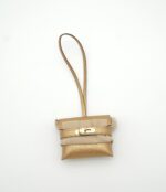 Kelly Festival Bag Charm Metallic Chamkilight Dore Permabrass