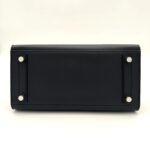 Birkin 25 Epsom Sellier Black PHW - Image 6