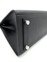 Birkin 25 Epsom Sellier Black PHW - Image 7