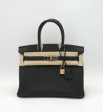 Birkin 30 Togo Black RGHW