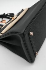 Birkin 30 Togo Black RGHW - Image 9