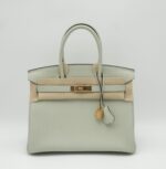 Birkin 30 Togo Gris Neve GHW