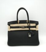 Birkin 30 Togo Black PHW - Image 3