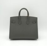 Birkin 25 Epsom Sellier Gris Meyer PHW - Image 2