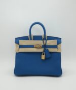 Birkin 25 Togo Bleu Zellige GHW