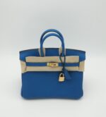Birkin 25 Togo Bleu Zellige GHW - Image 3
