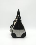 Birkin 25 Cargo Ecru Toile / Noir Swift PHW Limited Edition - Image 5