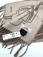 Tete-A-Tete Equestre Scarf Taupe/Grege - Image 2