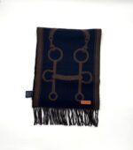 Casaque Mors Scarf Dark Blue / Brown