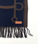 Casaque Mors Scarf Dark Blue / Brown - Image 3
