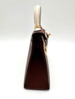 Kelly 20 Epsom Sellier Tricolor Terre / Craie / Ebene GHW - Image 4