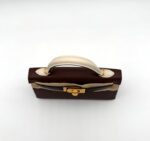 Kelly 20 Epsom Sellier Tricolor Terre / Craie / Ebene GHW - Image 8