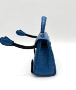 Kelly Doll Matte Alligator Bleu Zellige / Caban Touch PHW - Image 7