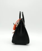 Birkin 20 Faubourg "Midnight" Sellier Black Matte Alligator PVD - Image 6