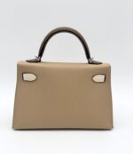 Kelly 20 Epsom Sellier Tricolor Trench / Craie / Etain PHW - Image 2