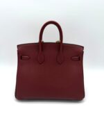 Birkin 25 Togo Rouge H GHW - Image 2