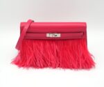 Kelly Elan Foile Chevre Rose Extreme / Ostrich Feather PHW