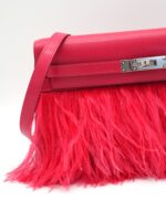 Kelly Elan Foile Chevre Rose Extreme / Ostrich Feather PHW - Image 3