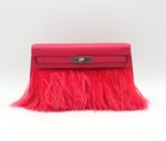 Kelly Elan Foile Chevre Rose Extreme / Ostrich Feather PHW - Image 4