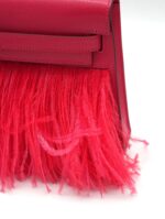 Kelly Elan Foile Chevre Rose Extreme / Ostrich Feather PHW - Image 6