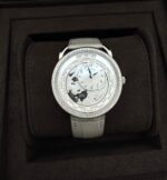 Arceau Le Temps Voyageur Watch with Diamonds Large Model - Image 2