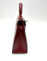 Kelly 20 Clouté Box Leather Rouge H PHW - Image 4