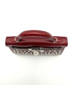 Kelly 20 Clouté Box Leather Rouge H PHW - Image 5