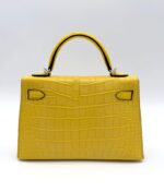 Kelly 20 Sellier Matte Alligator Mimosa PHW - Image 2