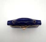 Kelly 20 Sellier Shiny Alligator Bleu Electrique GHW - Image 6