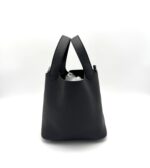 Picotin Lock 18 Taurillon Clemence Black PHW - Image 2