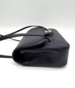 Shiny Caviar Mini Preppy Coco Flap Bag Black GHW - Image 3