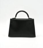 Kelly 20 Clouté Box Leather Black PHW - Image 2